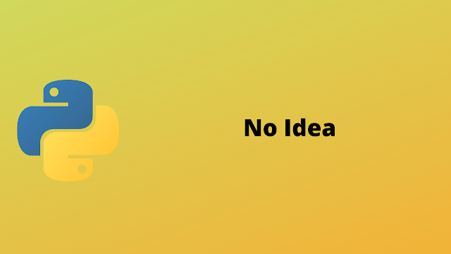 HackerRank No Idea! solution in Python