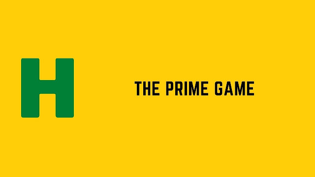 HackerRank The Prime Game problem solution