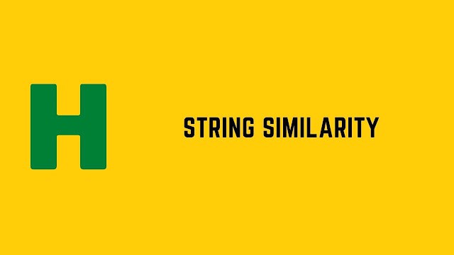 HackerRank String Similarity problem solution