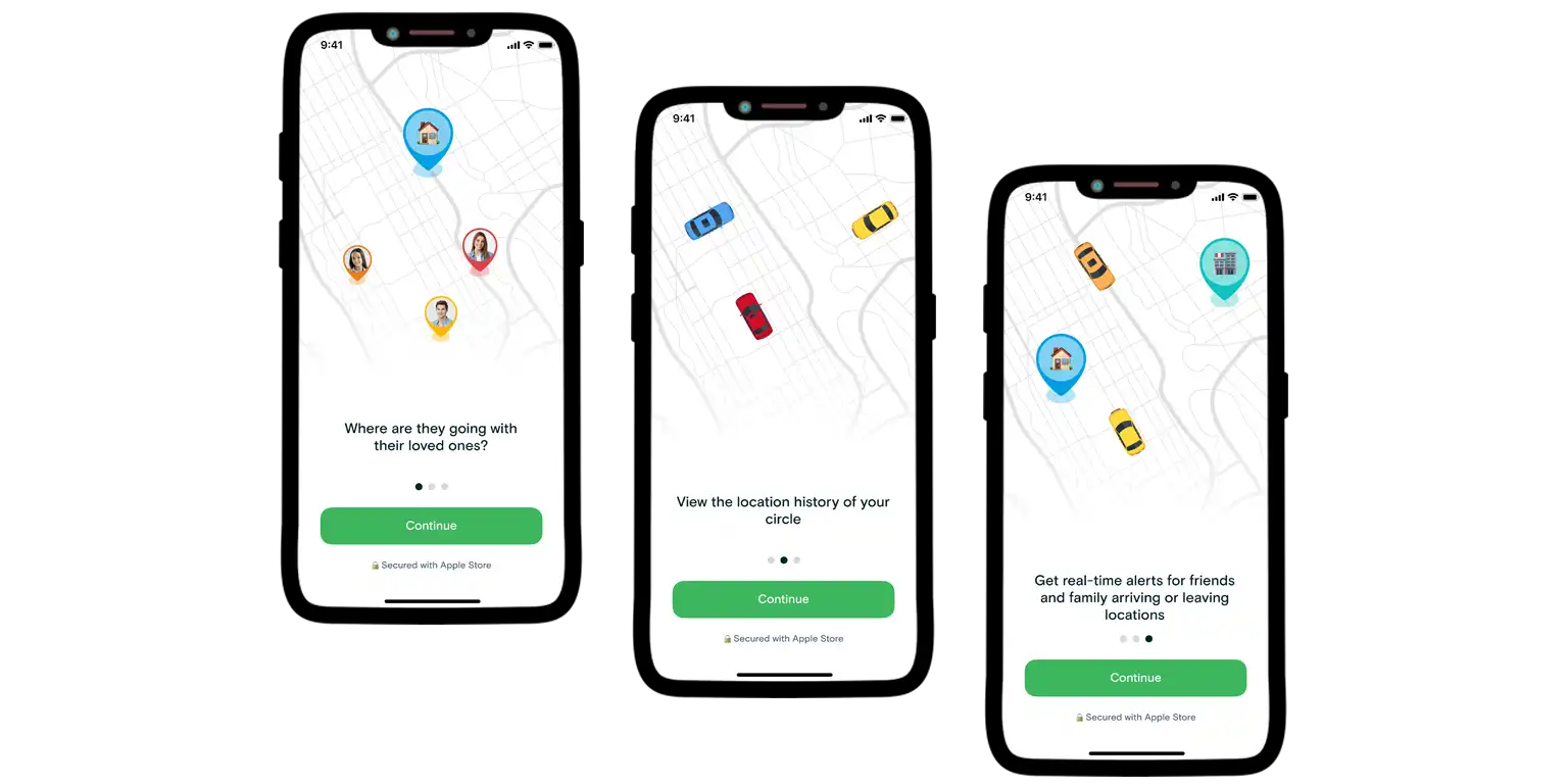 Number Tracker promo screens.