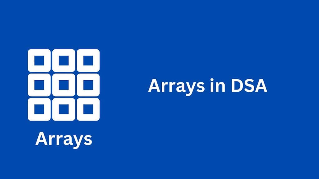 arrays in data structures and algorithms