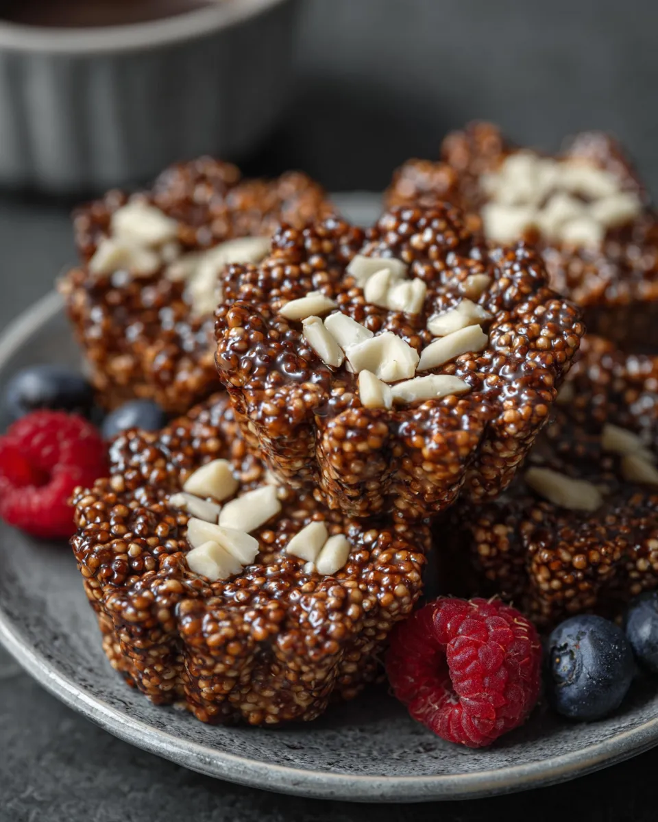 4-Ingredient Puffed Quinoa Cups