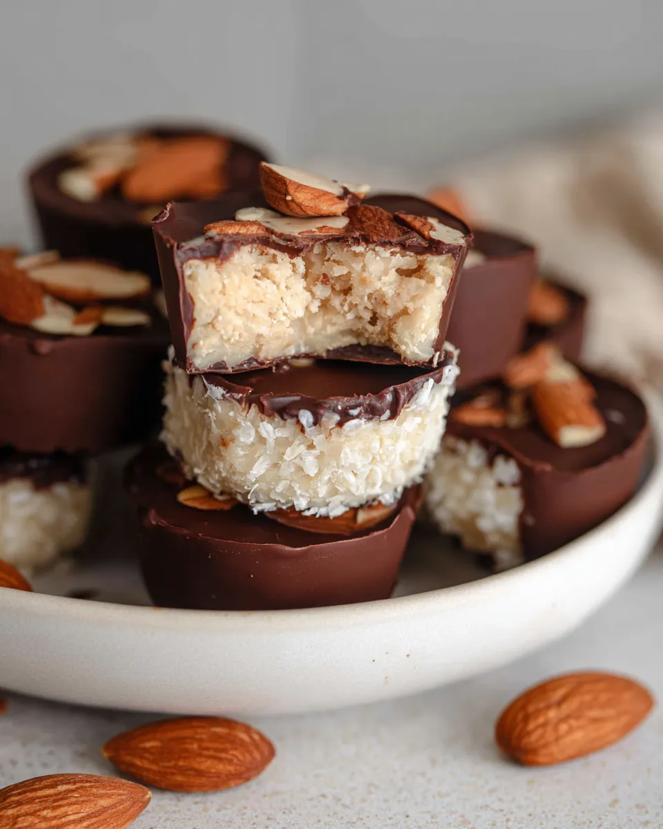 HEALTHY ALMOND JOYS