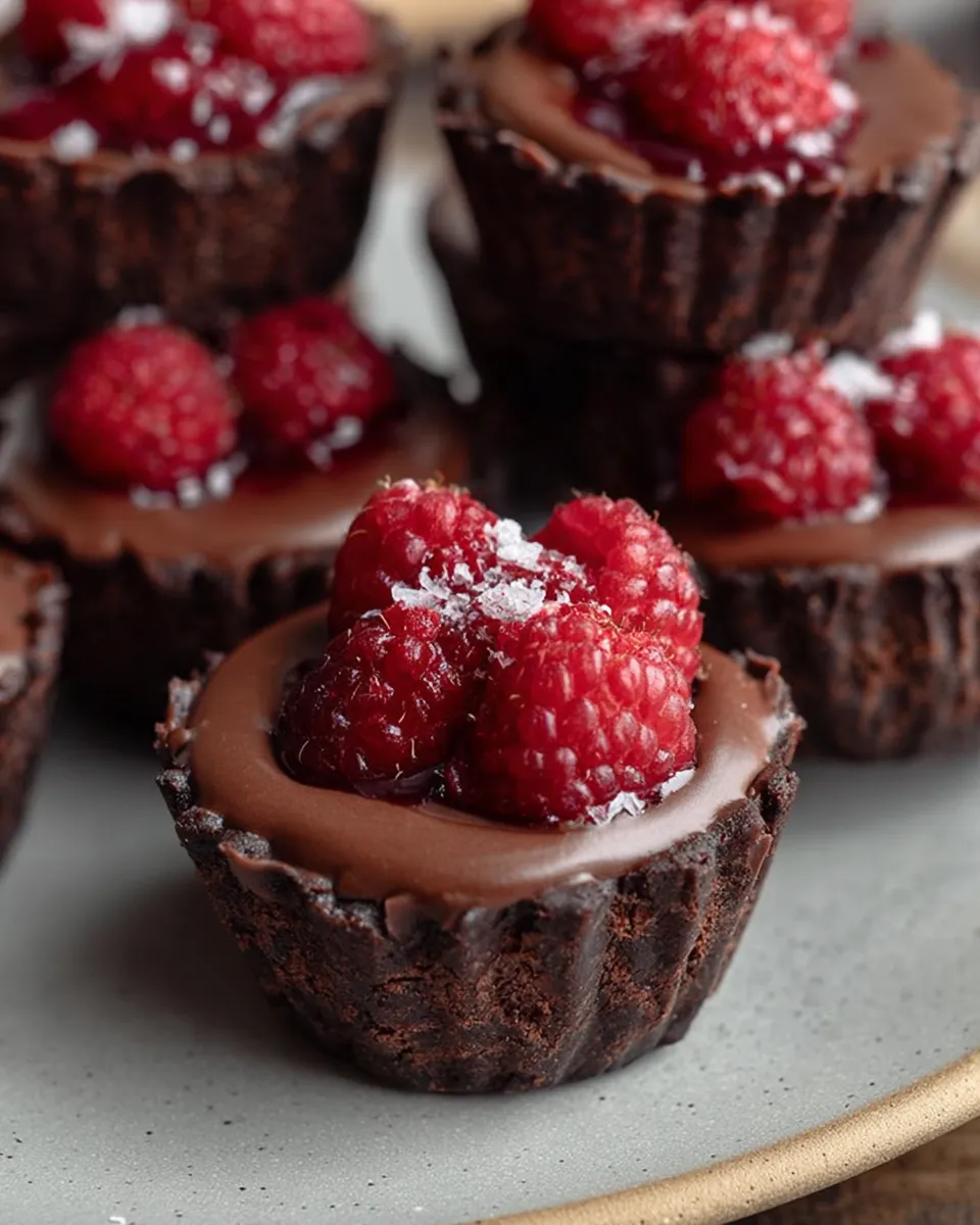 Marry Me No Bake Raspberry Chocolate Mousse Cups