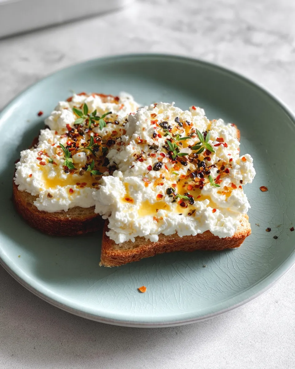 COTTAGE CHEESE TOAST