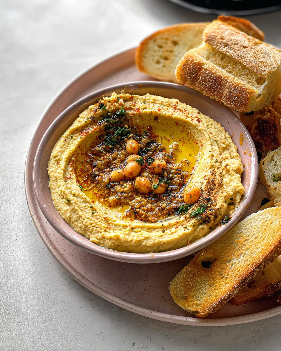 Garlic Roasted Hummus