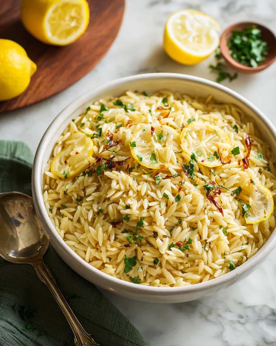 Lemon Orzo Recipe