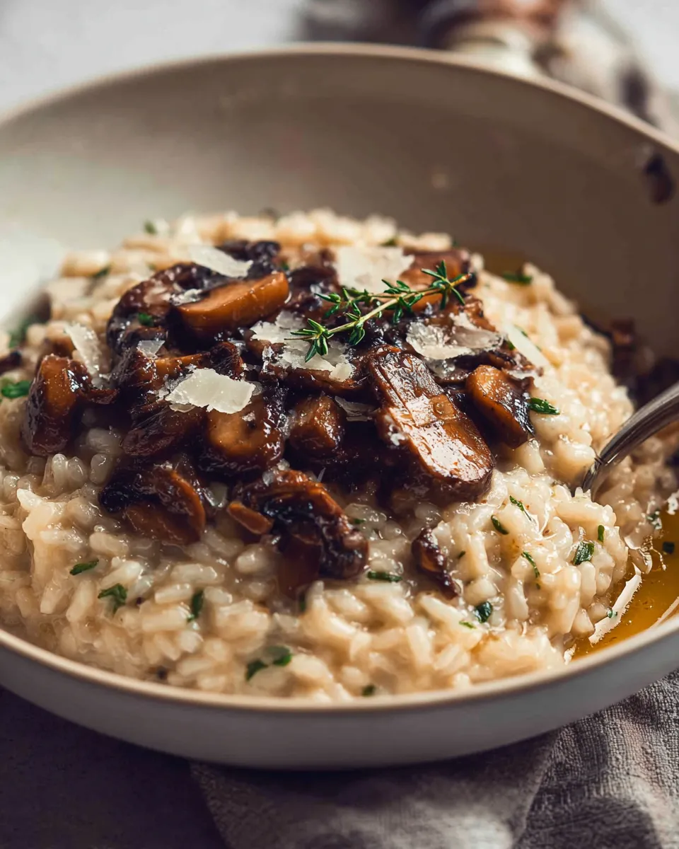 Mushroom Risotto