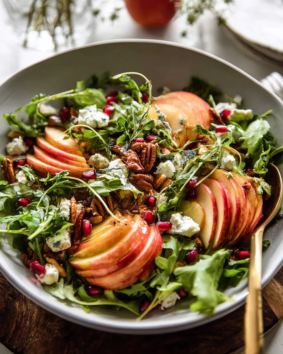 Autumn Harvest Honeycrisp Apple and Feta Salad.