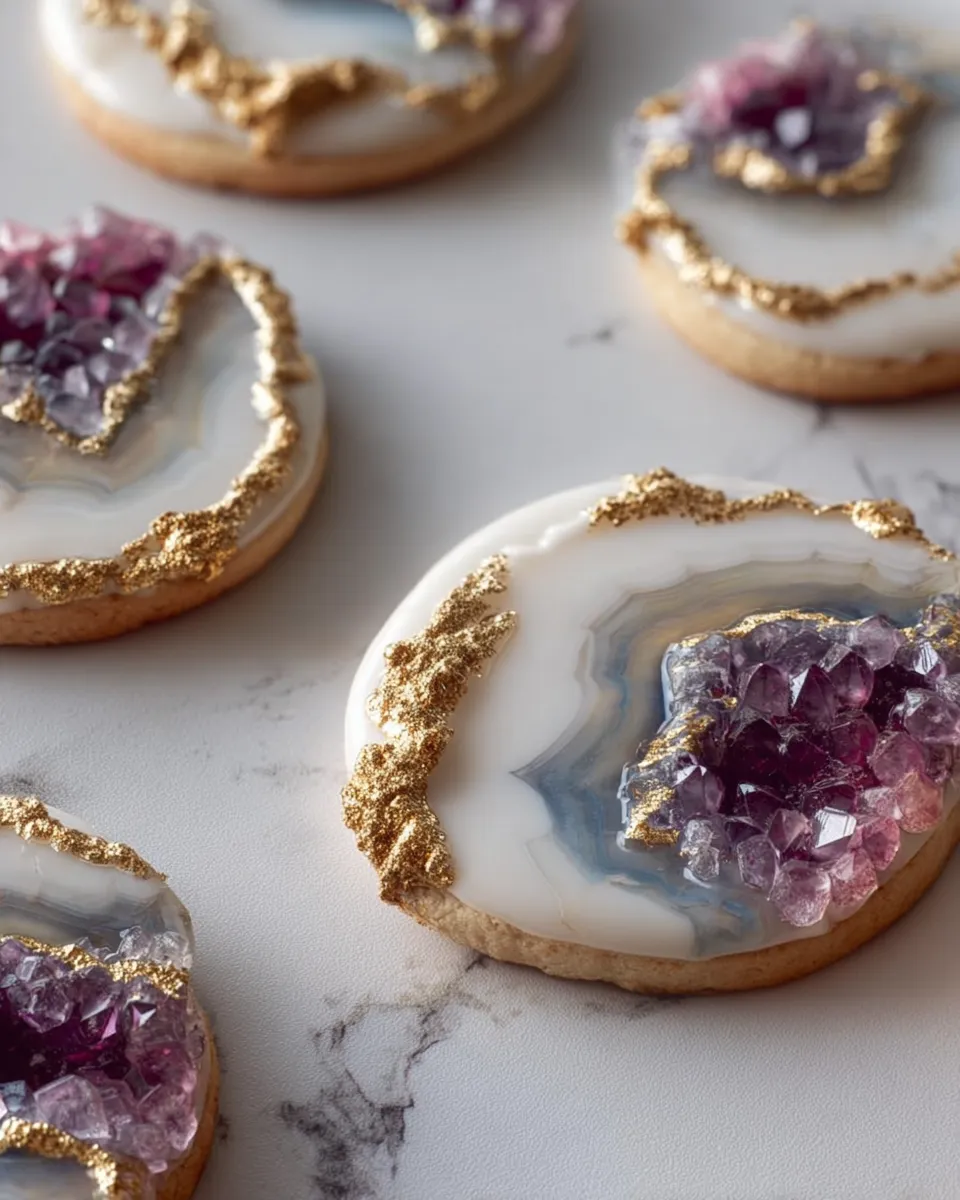 Geode Sugar Cookies