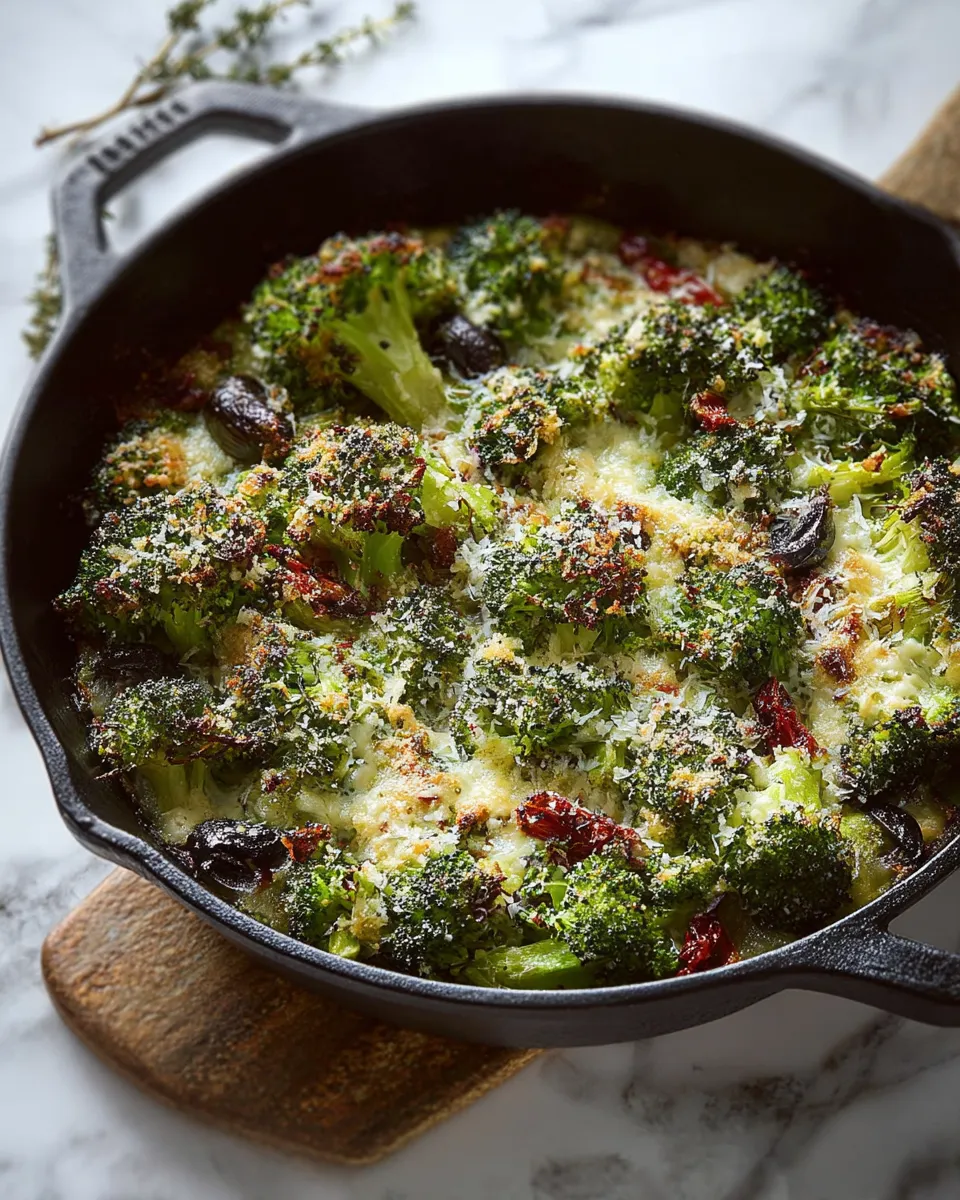 MEDITERRANEAN BROCCOLI BAKE