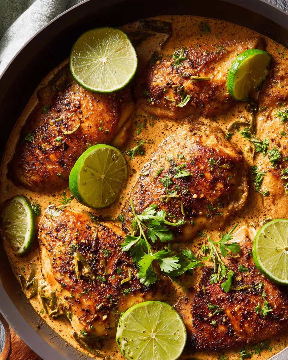 One-Pan Coconut-Lime Chicken