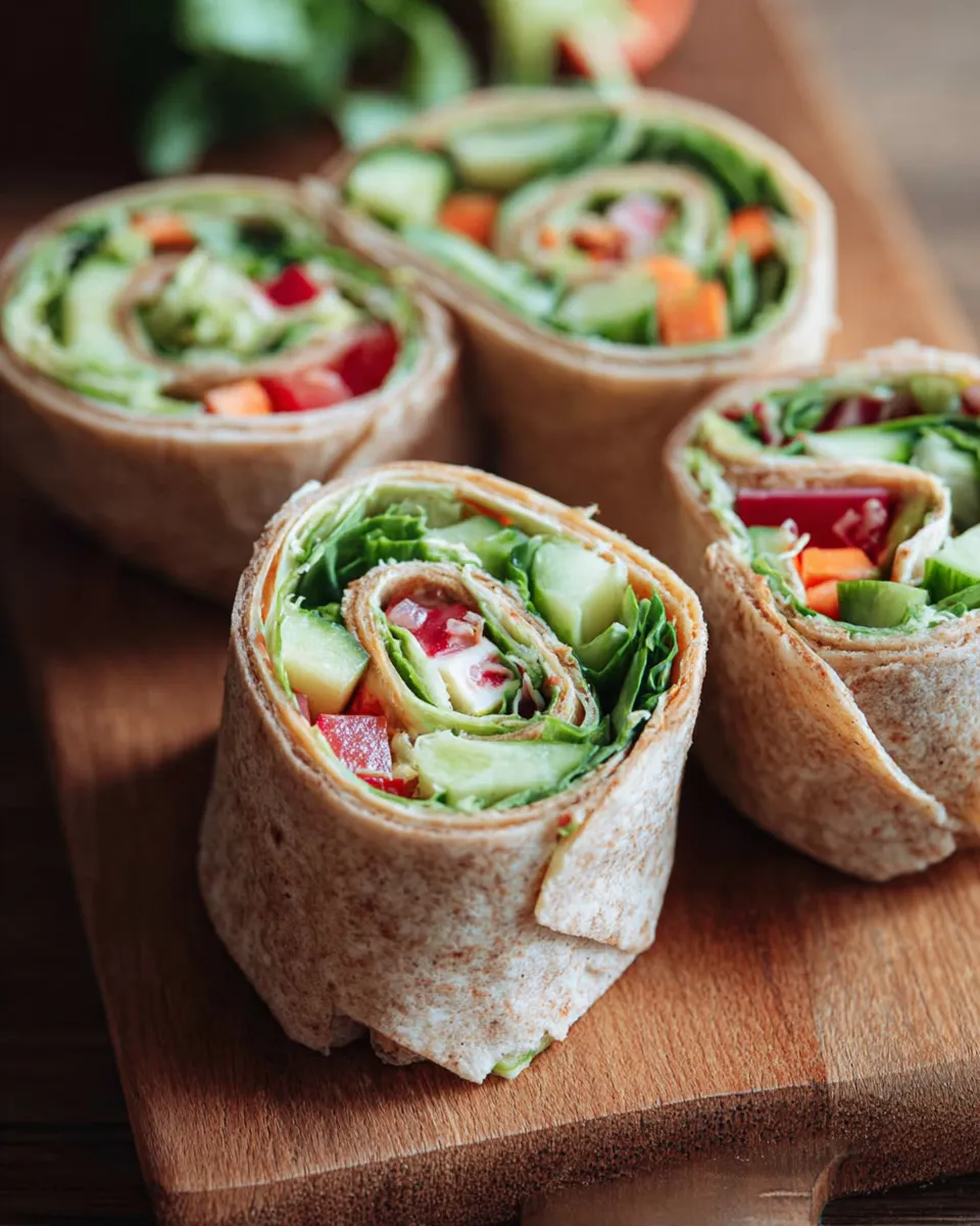 Veggie Tortilla Rollups