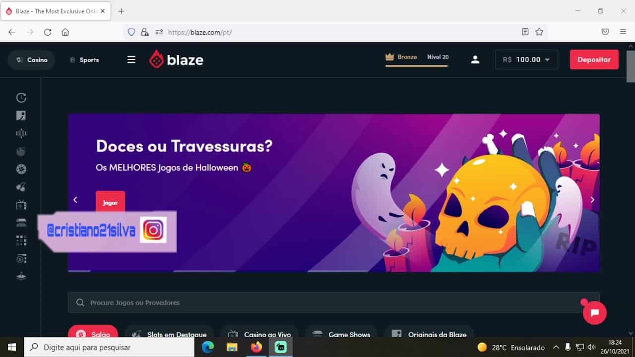 jogar na blaze