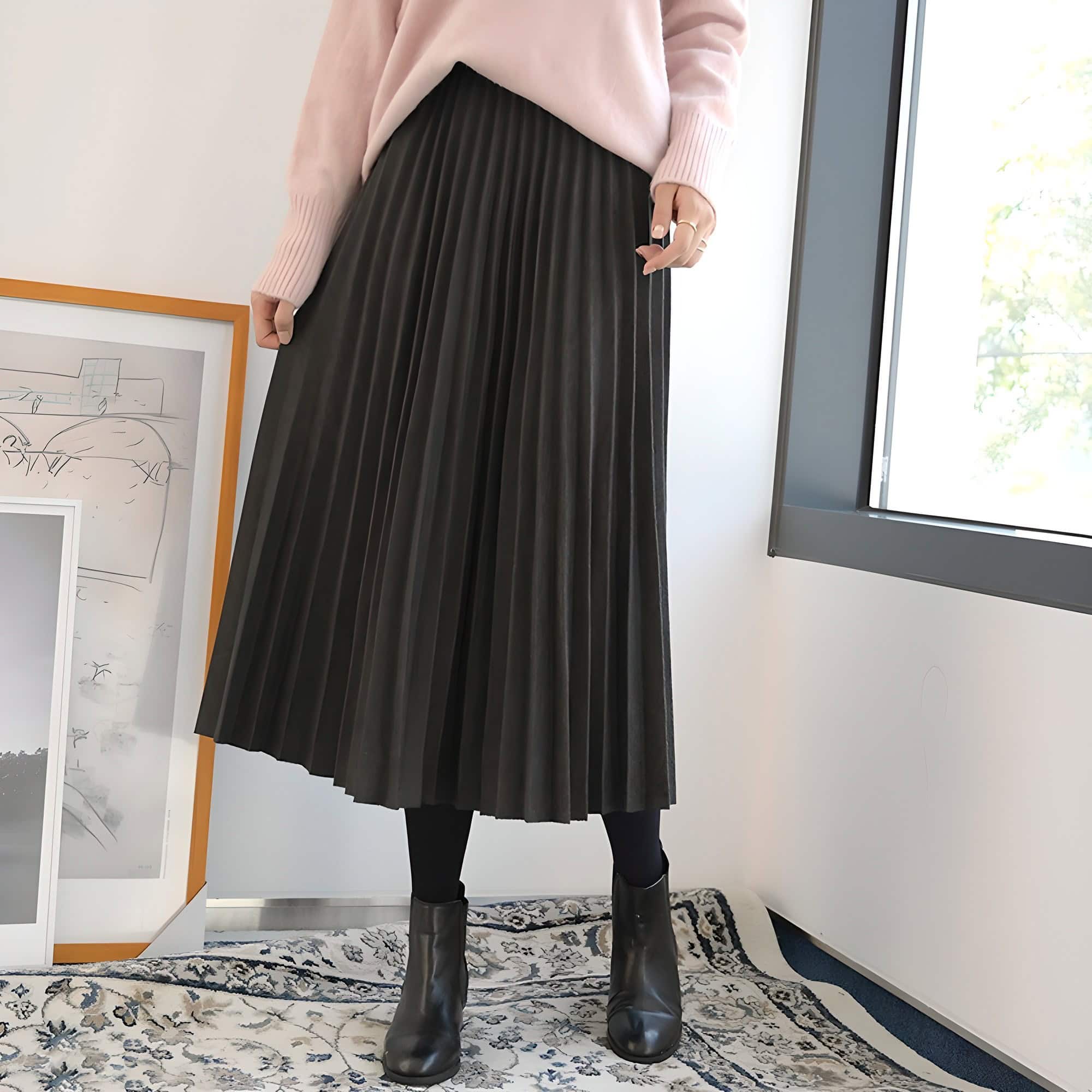 이 찬스를 놓치지 마세요! 할인 중인 플리츠 스커트 한정 판매