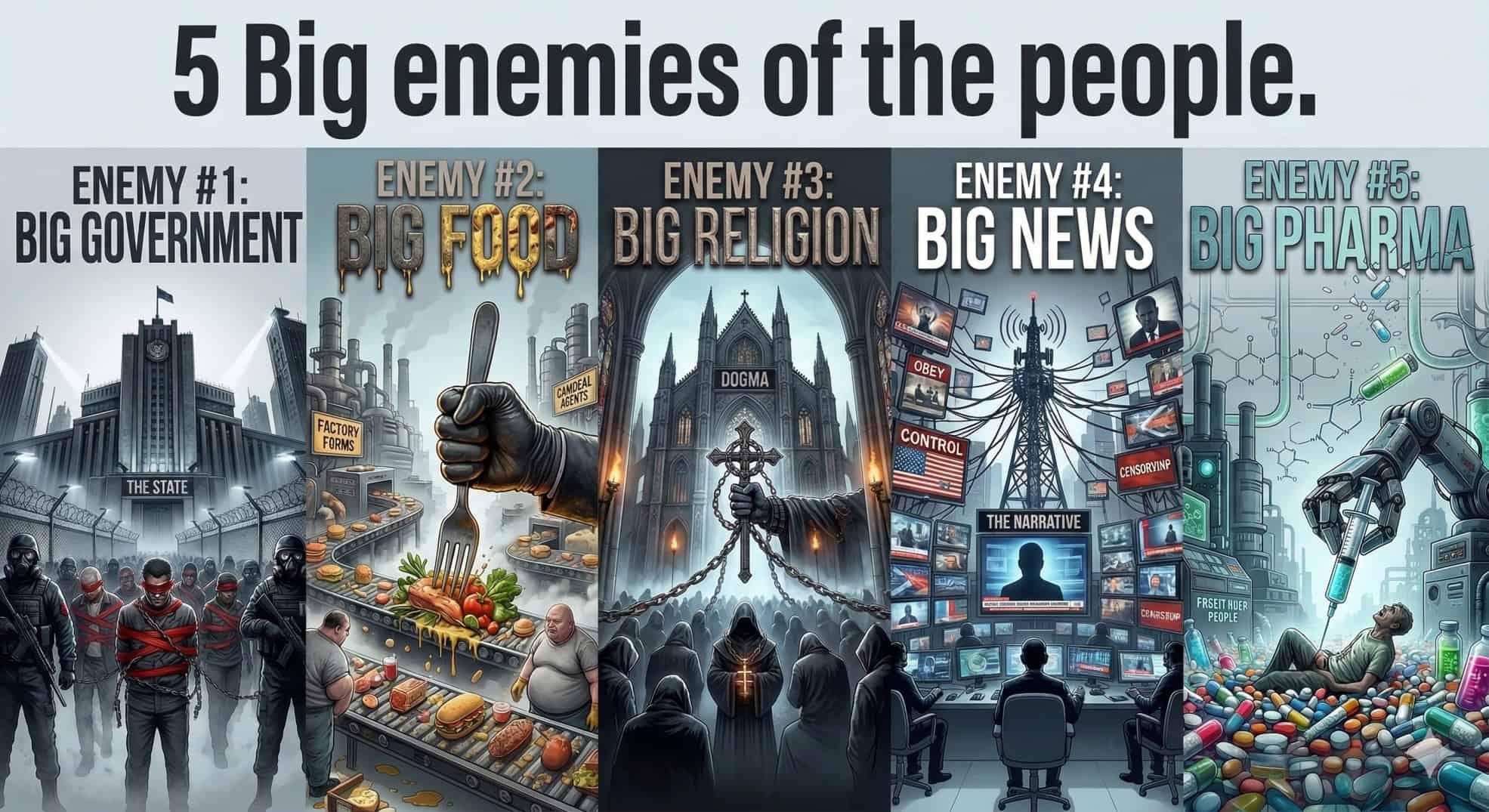 5 Big Enemies of The People( Audio Only) English