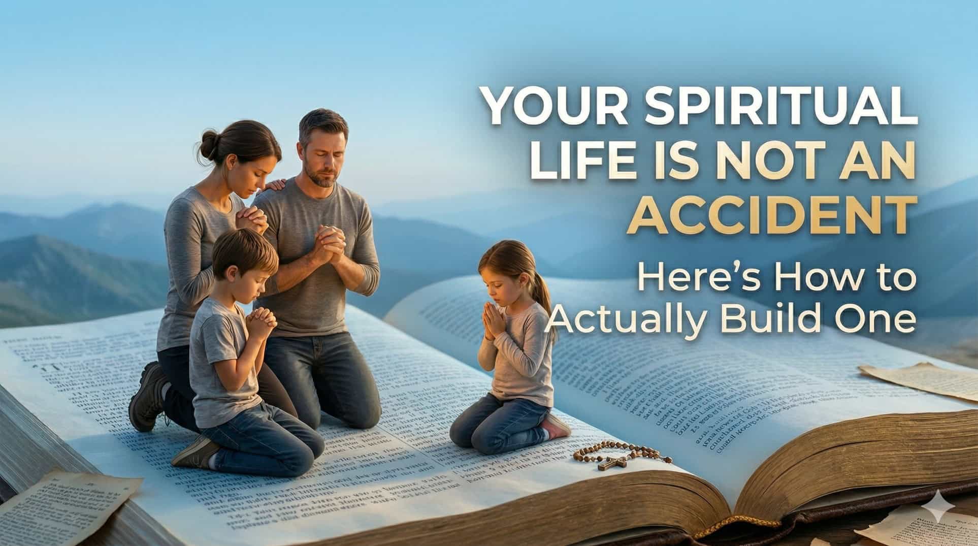Your Spiritual Life Is Not an Accident — It's a Choice You Make Every Day