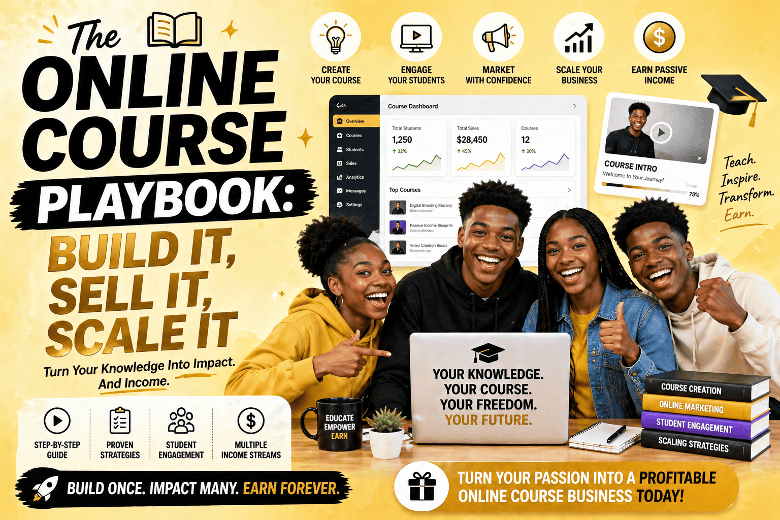 The Online Course Creation Guide: Build It, Sell It, Scale It