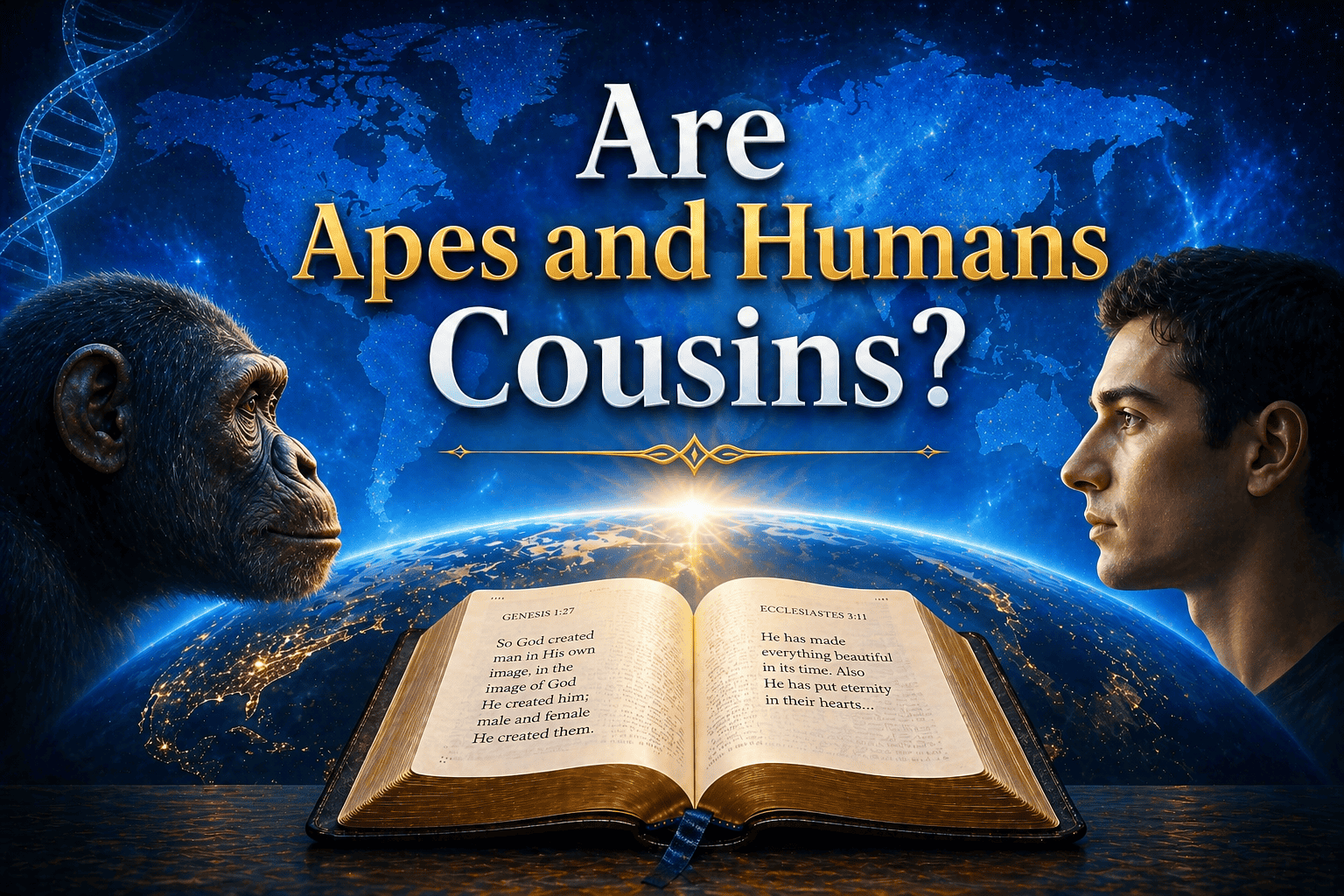Are Apes and Humans Cousins?