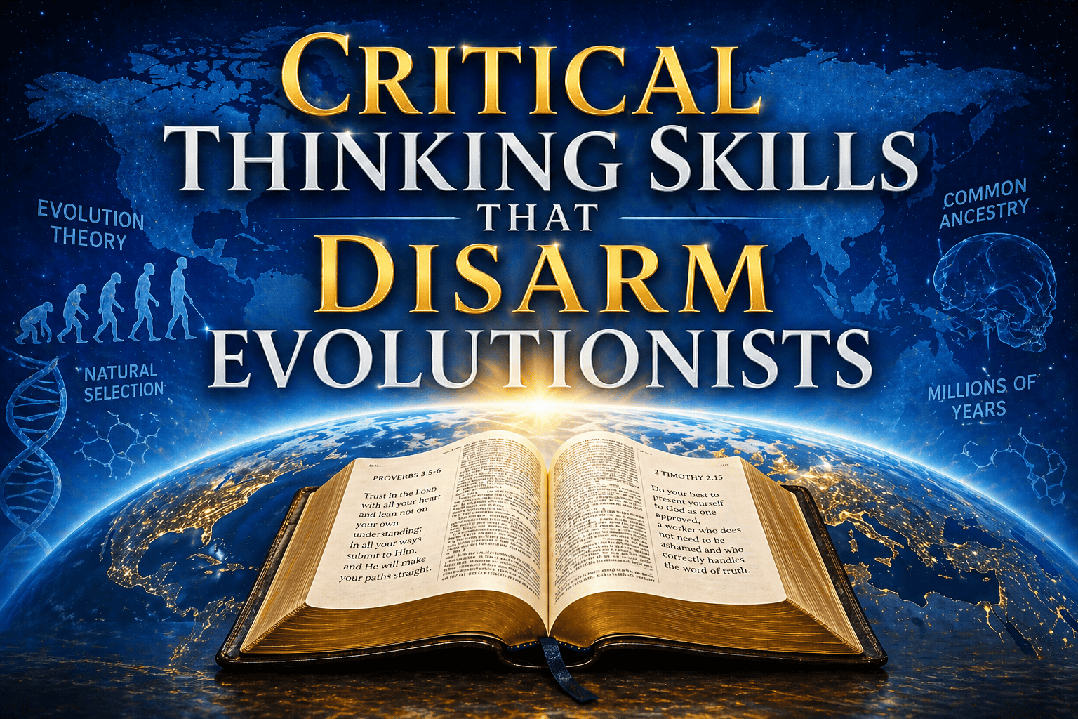 Critical Thinking Skills That Disarm Evolutionists
