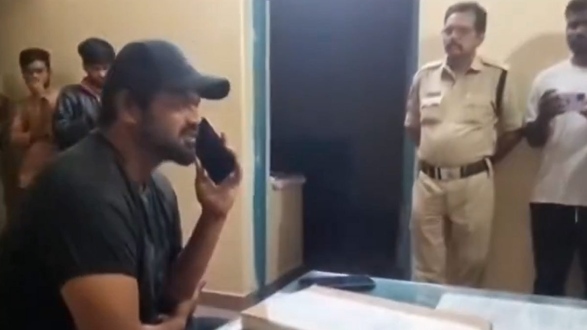 Tirupati police apprehend Manchu Manoj