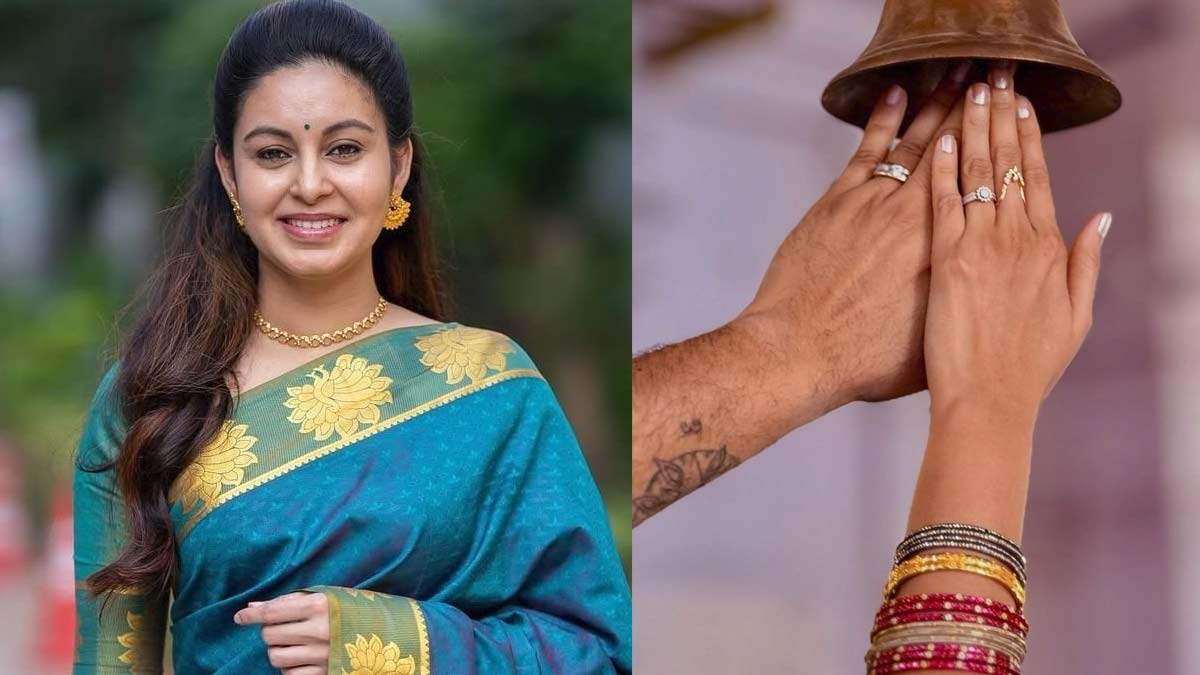 Abhinaya gets engaged to her long-time boyfriend