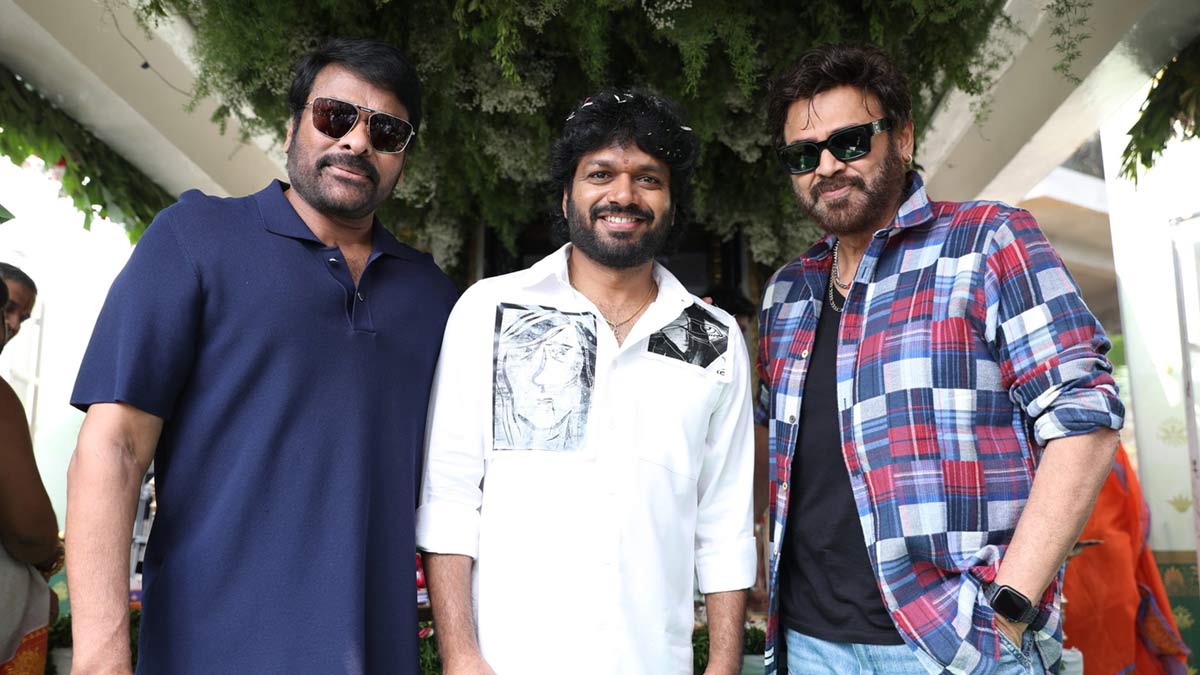 Megastar Chiranjeevi and Anil Ravipudi’s #Mega157 launched on Ugadi