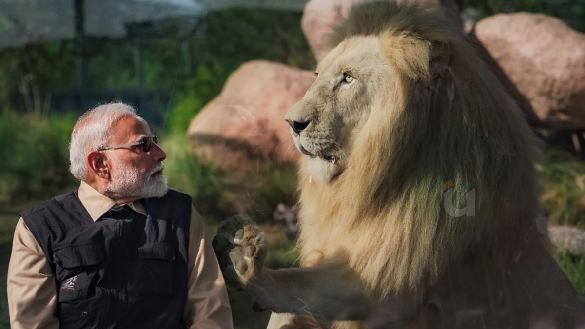 Modi inaugurates the Vantara Wildlife Sanctuary