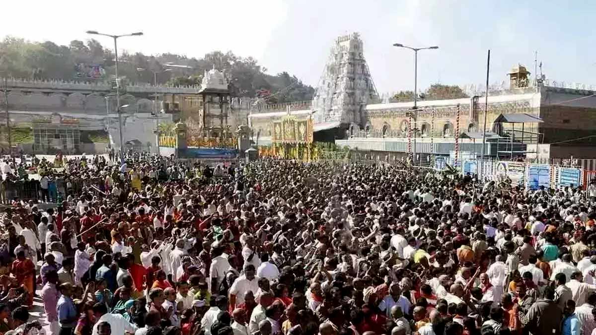 Devotees express frustration over delays at Tirumala darshan