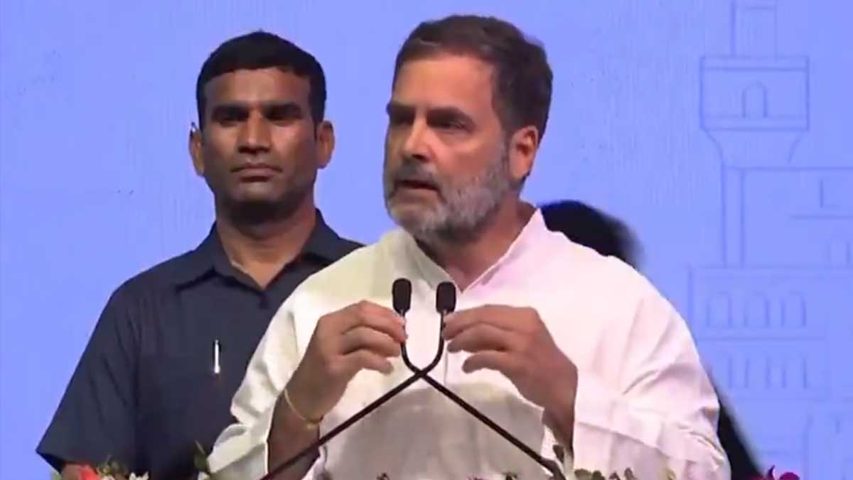 Bharat Summit in Hyderabad: Rahul Gandhi slams BJP’s hate politics