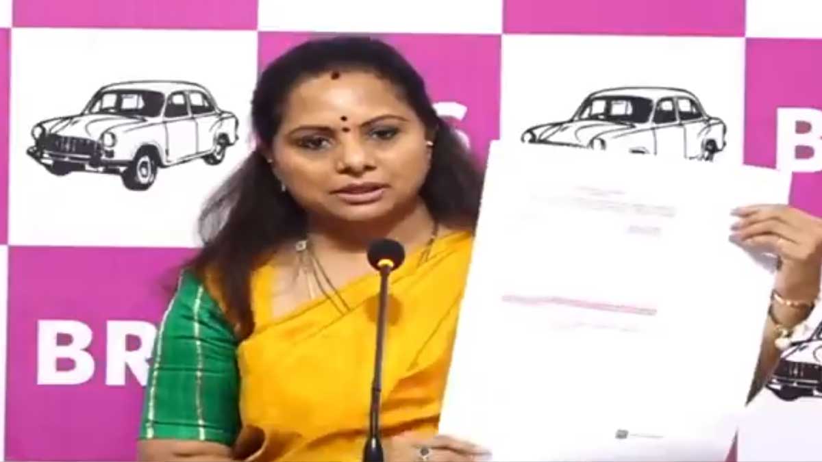 MLC Kavitha demands white paper on Telangana finances