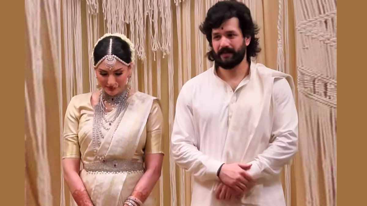 Akhil Akkineni marries Zainab Ravdjee in an intimate ceremony