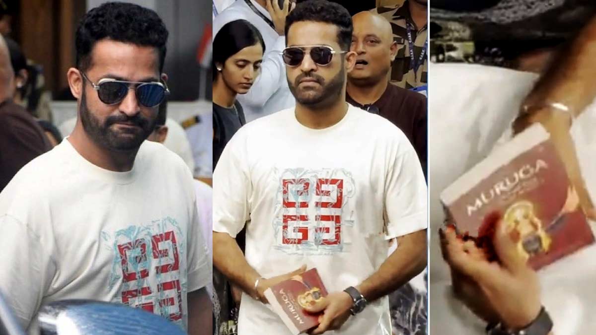NTR spotted with ‘Muruga’ book