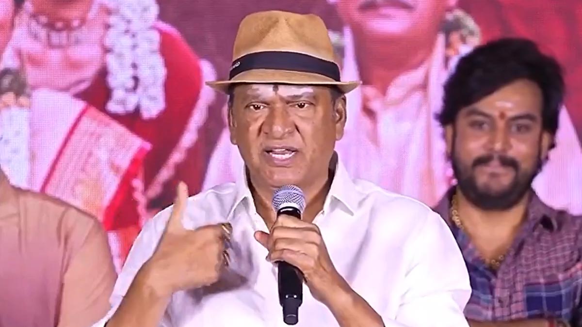 Is Rajendra Prasad attending events in a drunken state?