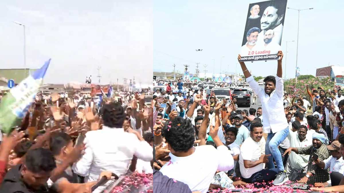 Viral video: Did Jagan’s convoy run over a man?