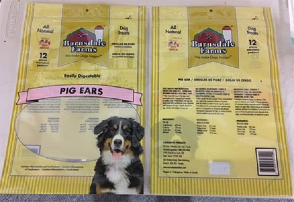 Barnsdale Farms Pig's Ears Recall