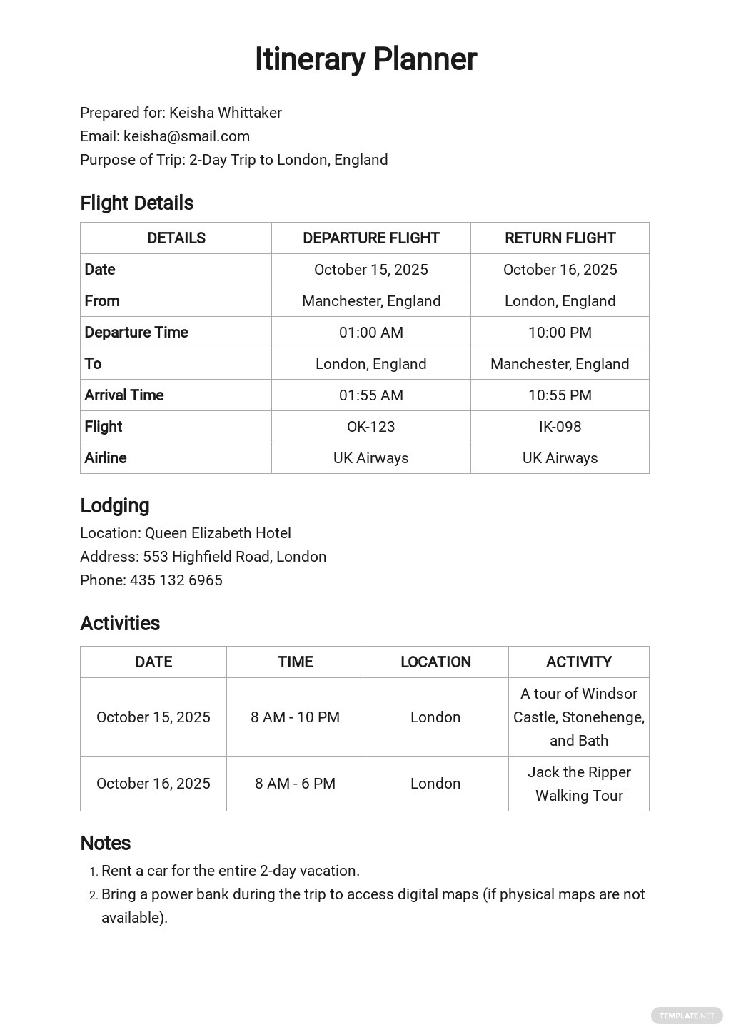 7 Excel Itinerary Format Terbaik untuk Rencana Perjalanan Praktis 2025