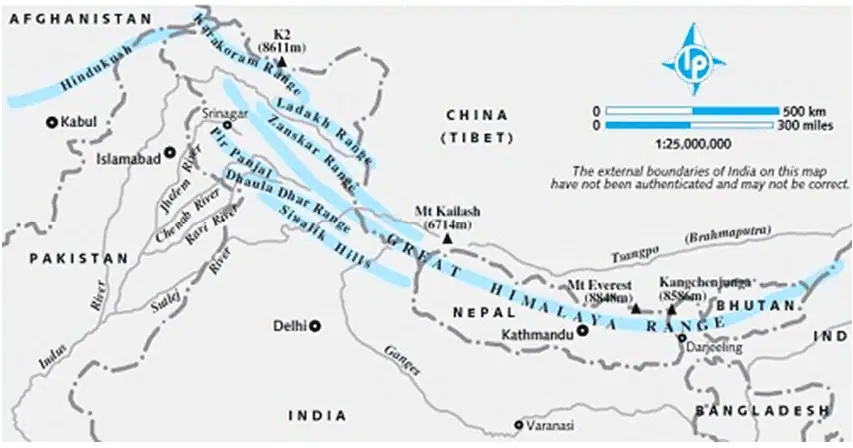  The Himalayan Ranges