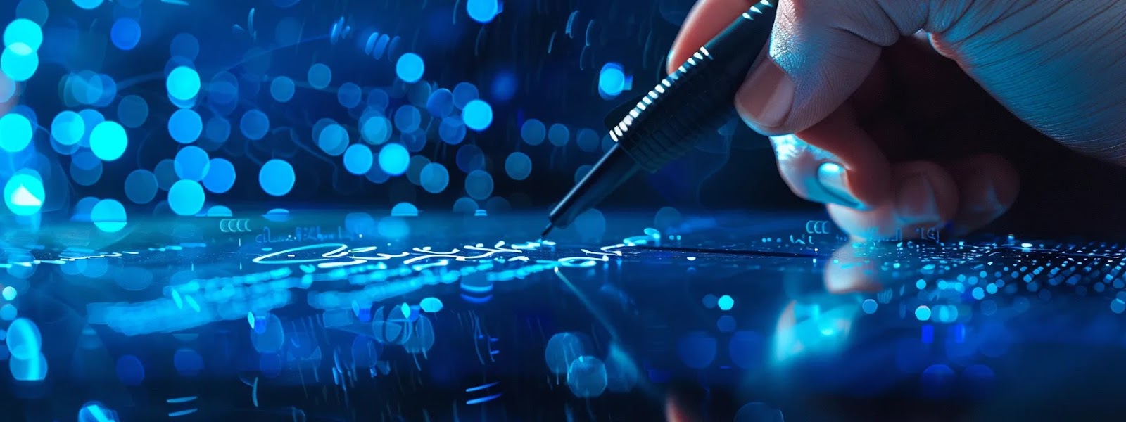 a sleek digital document showcasing a vivid, illuminated digital signature encased in a secure, high-tech setting, symbolizing enhanced security and efficiency in modern electronic transactions.