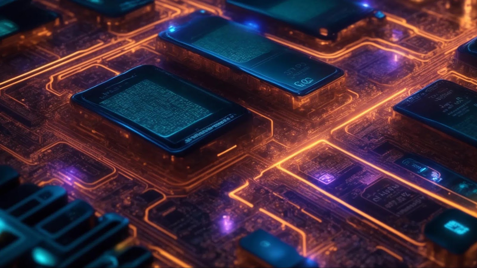 a captivating digital landscape features glowing lock icons and intricate network patterns, symbolizing the duality of symmetric and asymmetric encryption as they safeguard sensitive data in a vibrant, interconnected world.