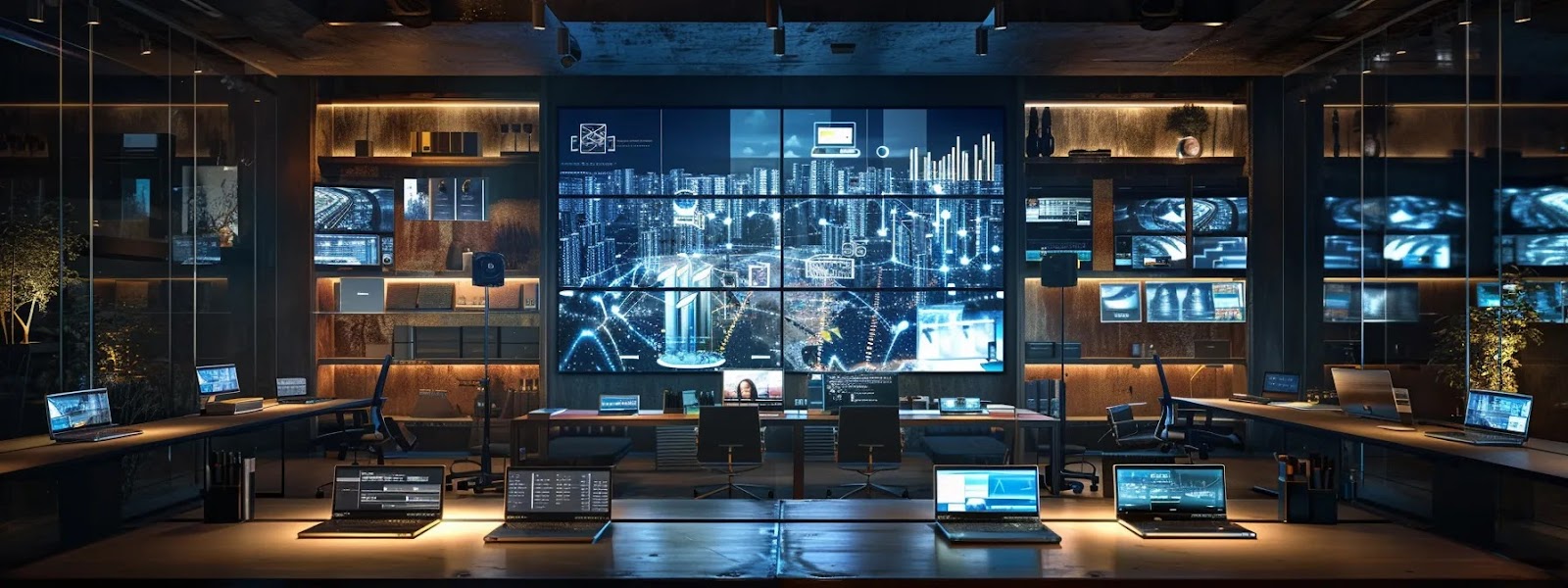 a modern, sleek digital landscape filled with abstract representations of identity management, showcasing a balanced interplay of vibrant security measures and seamless user experiences amidst a backdrop of interconnected platforms.