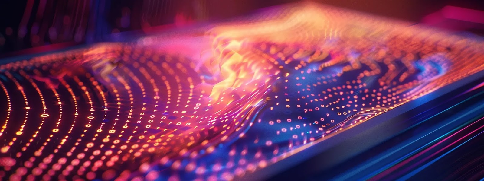 a vivid close-up of a glowing digital signature being crafted on a luminous screen, surrounded by swirling cryptographic patterns that symbolize security and authenticity in digital communication.