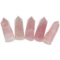 Obelisc cuart roz - 5,5 cm 