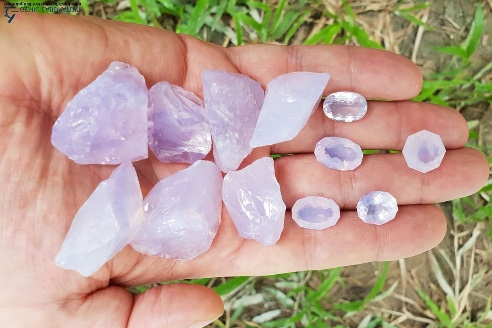 Lavender quartz rare stone - New update 2023 - Great video