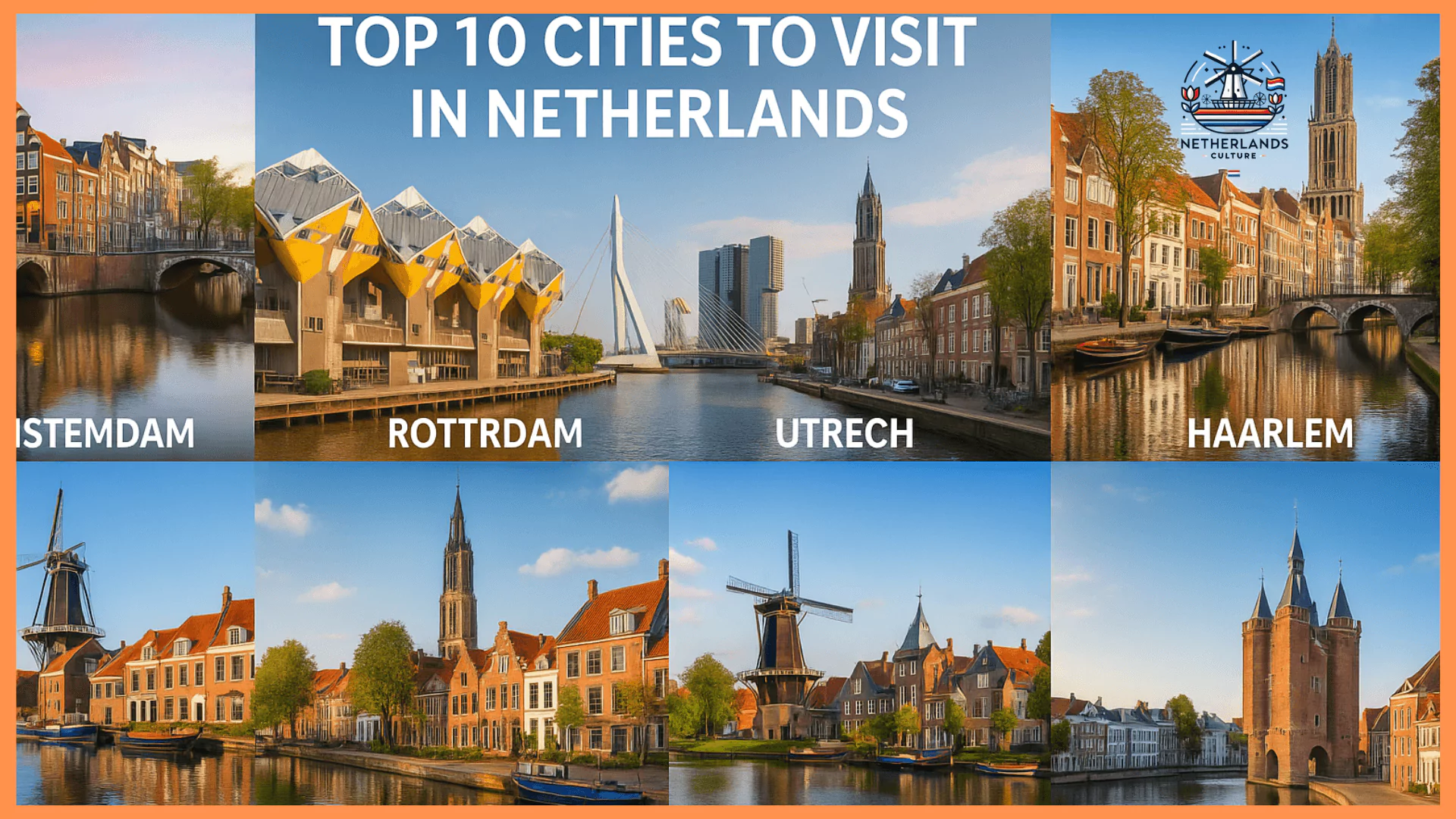 Top 10 Cities to Visit in Netherlands for 2025 Travel
