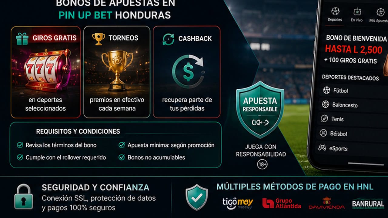 pin up bet Honduras apuestas en vivo bonos y gestión de riesgo