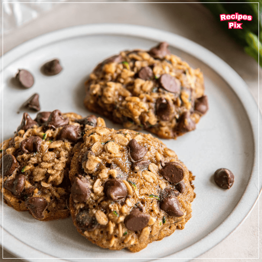 Zucchini Oatmeal Chocolate Chip Cookie 