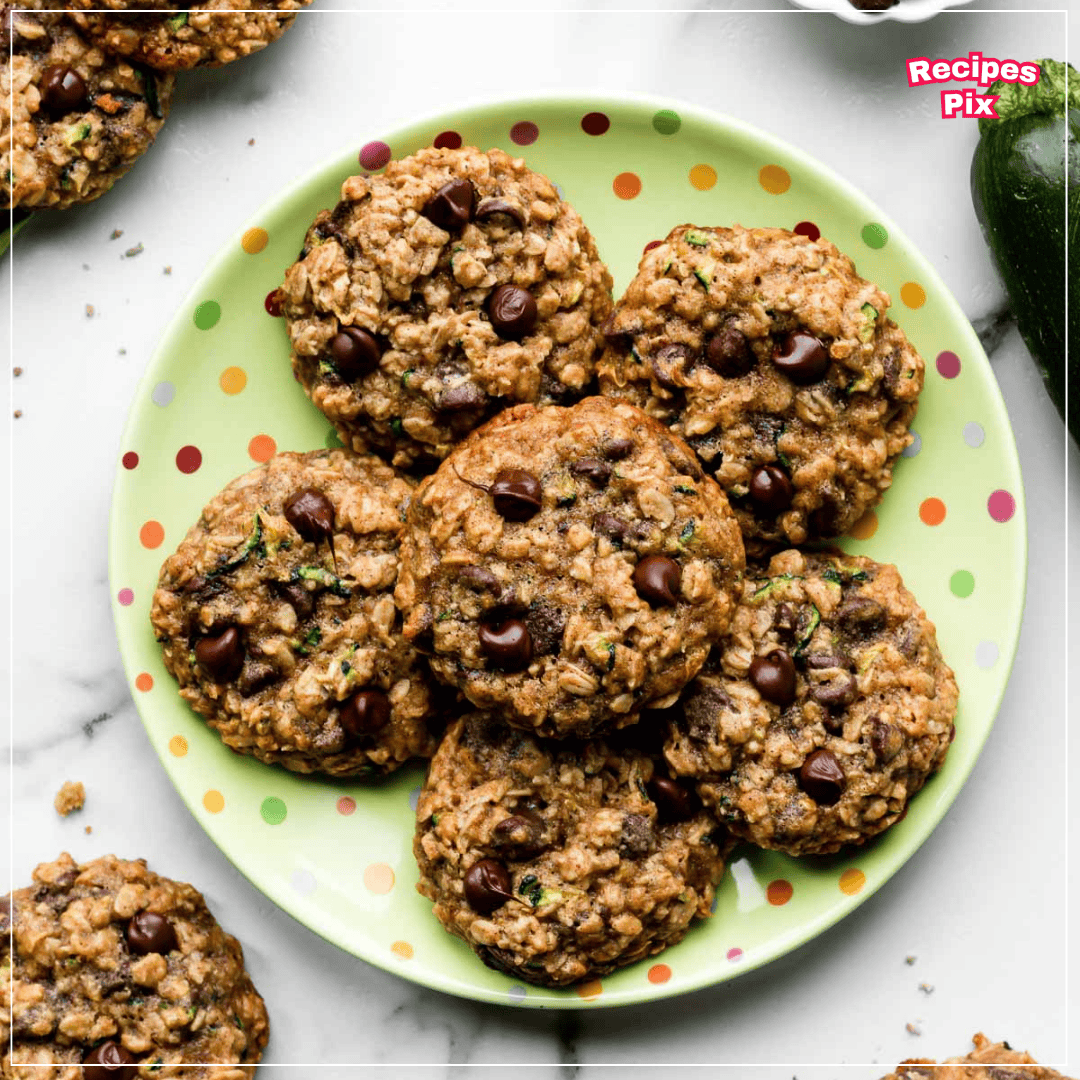 Zucchini Oatmeal Chocolate Chip Cookie