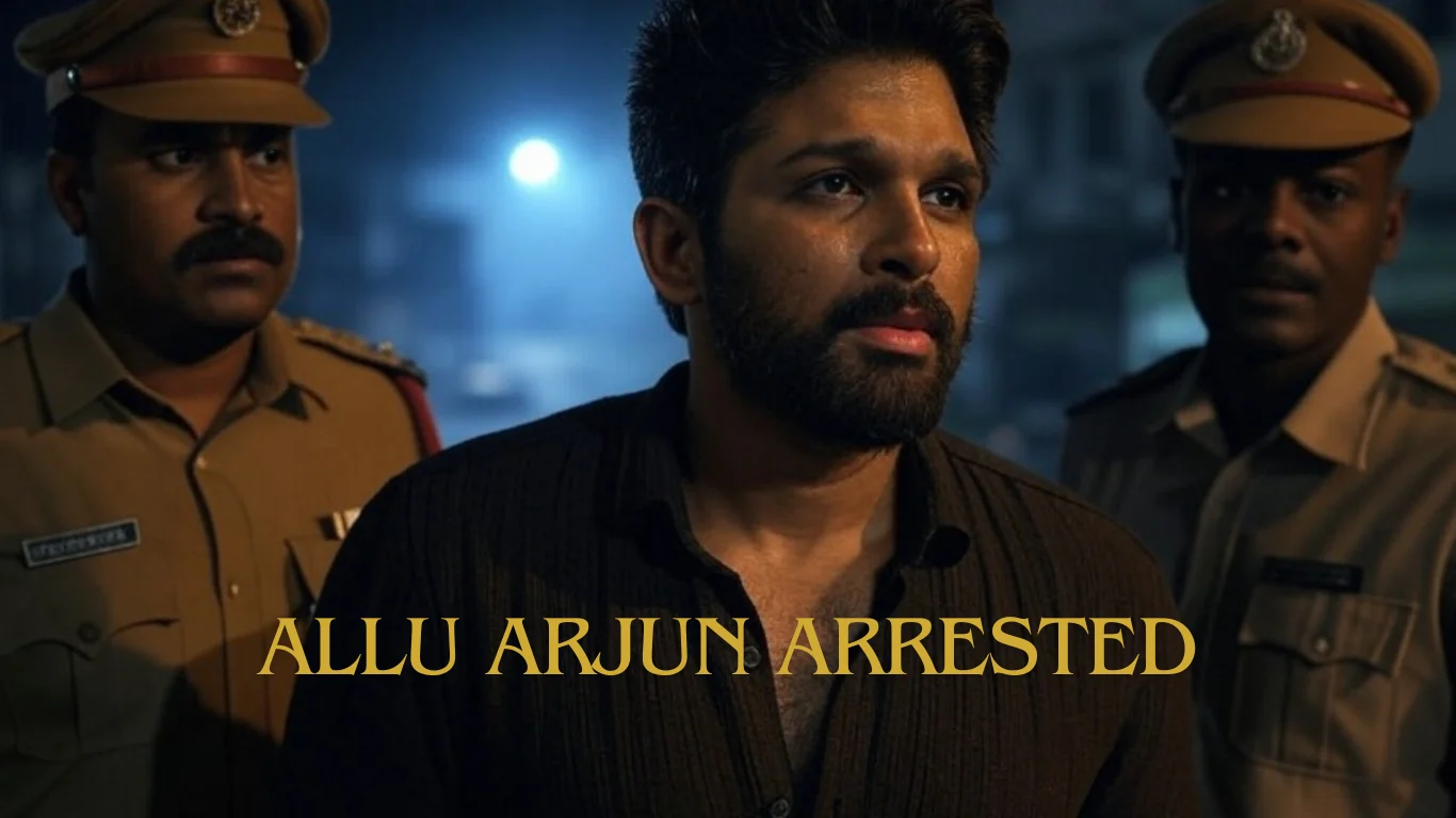 Allu arjun arrested at stampade incident