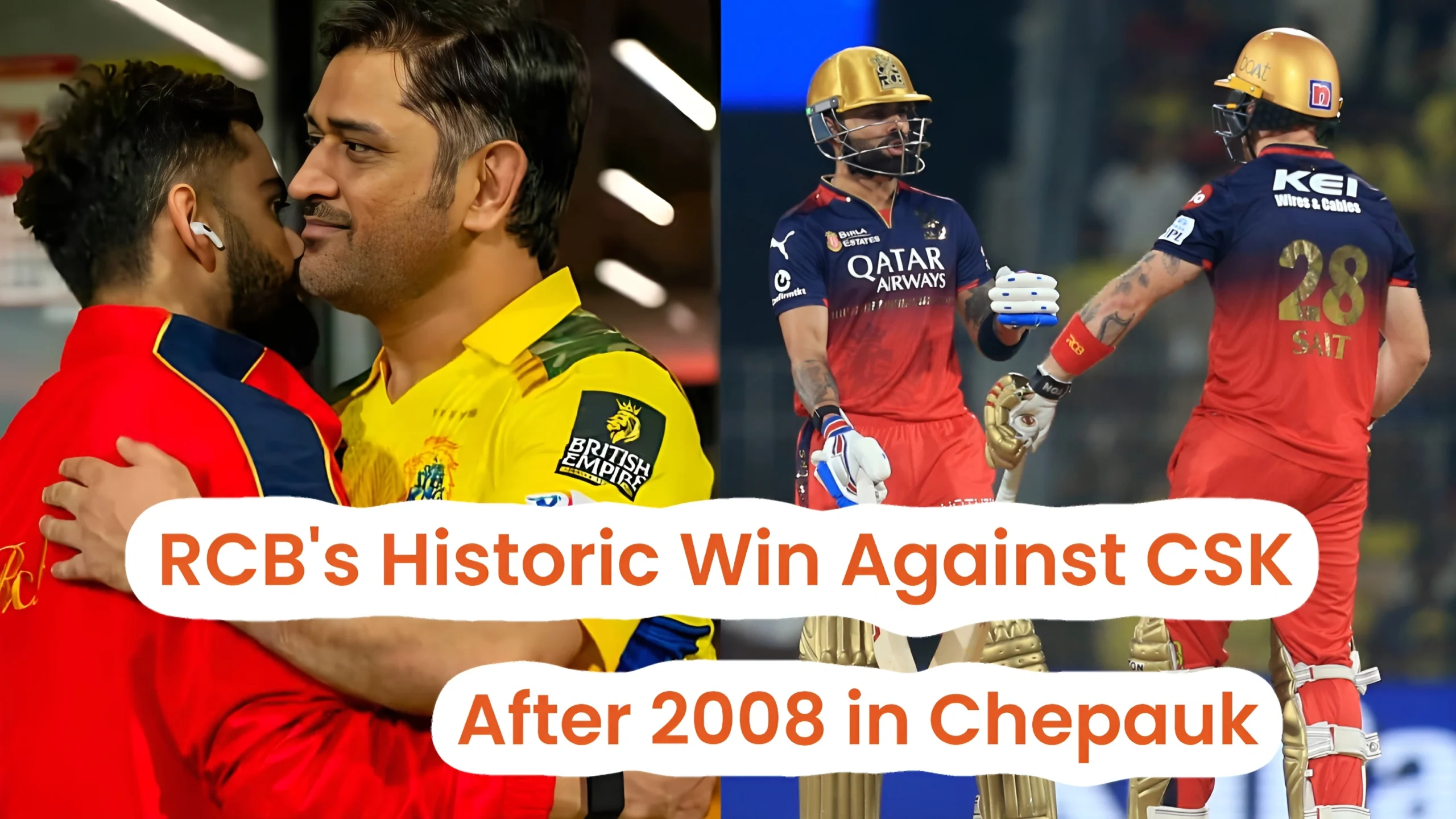 CSK vs RCB IPL 2025